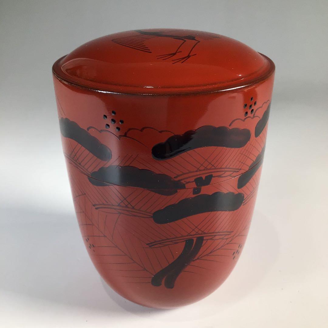 Ｎ２１９　棗　『塗師　多田桂寛作』『曙棗』　共箱　茶道具