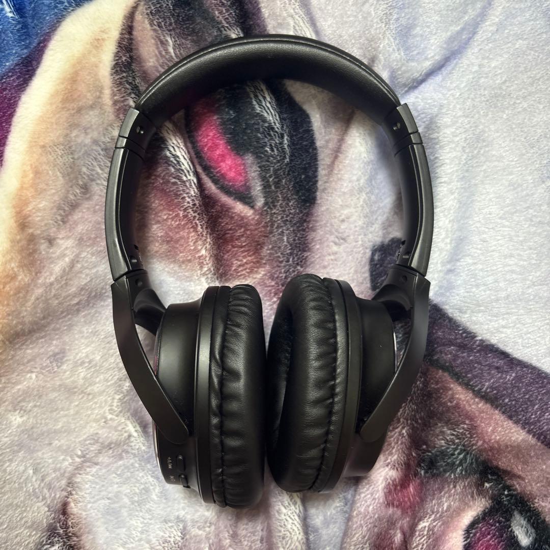 ワイヤレスヘッドホン ブラック　即購入可！