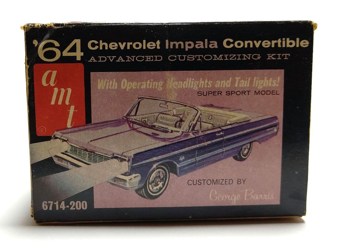 超希少!！ 当時物 未組立 amt '64 シボレー インパラ コンバーチブル