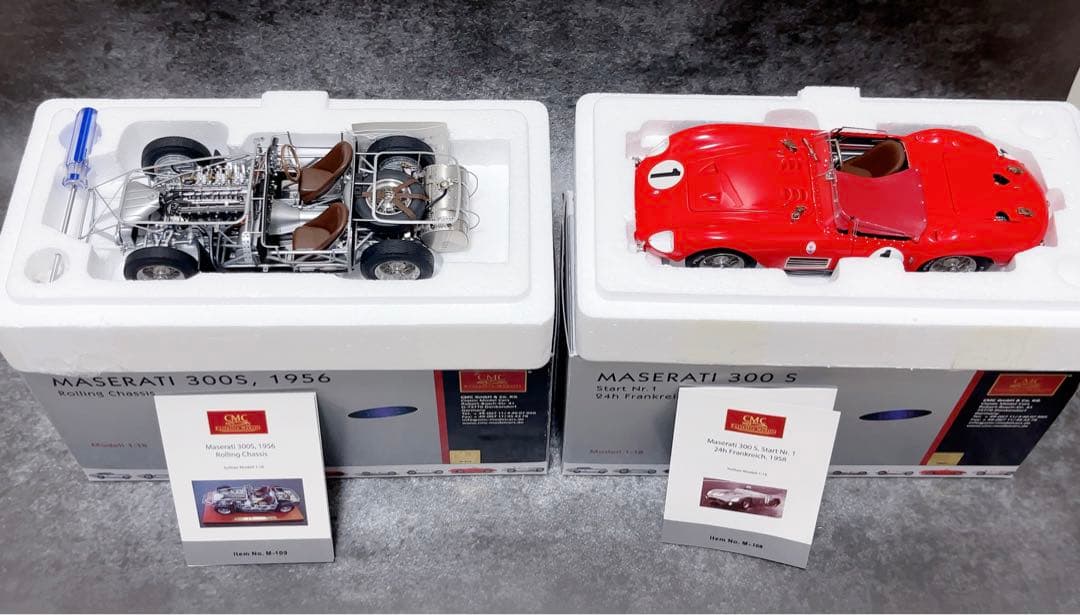 2台セット　CMC 1/18 リミテッドエディション マセラティ 300S