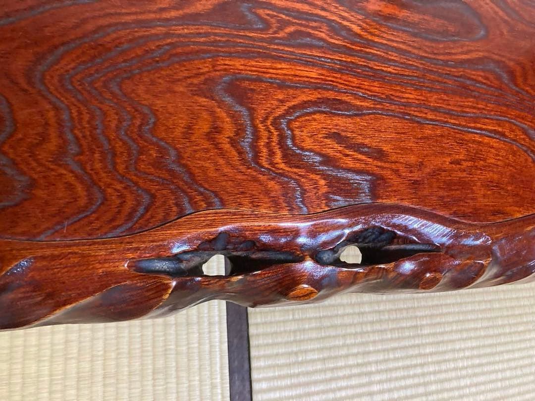 天然木一枚板 高級座敷机 150×90×32 送料込