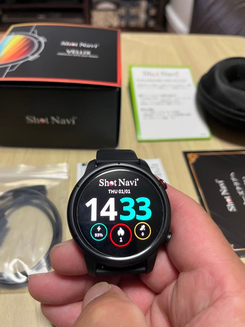 ク*！様 Shot Navi VELLIX Ｖ14 GPSゴルフウォッチ