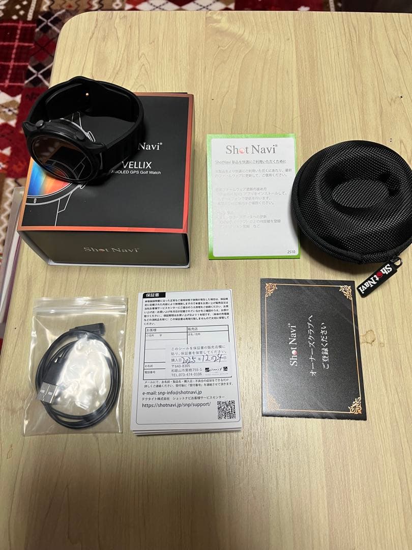 ク*！様 Shot Navi VELLIX Ｖ14 GPSゴルフウォッチ