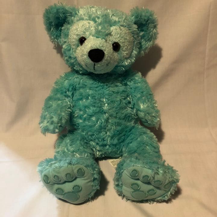 最終値下【希少/レア】WDW ディズニーベア 限定ダッフィー エメラルドグリーン