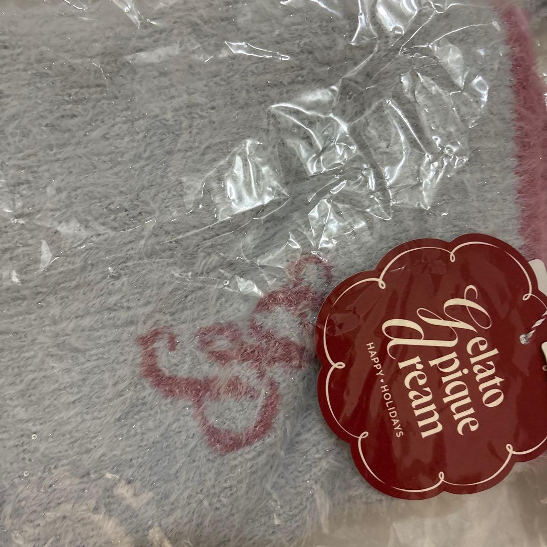 ジェラートピケ　ラメフェザープルオーバー&ショートパンツセット　ライトブルー