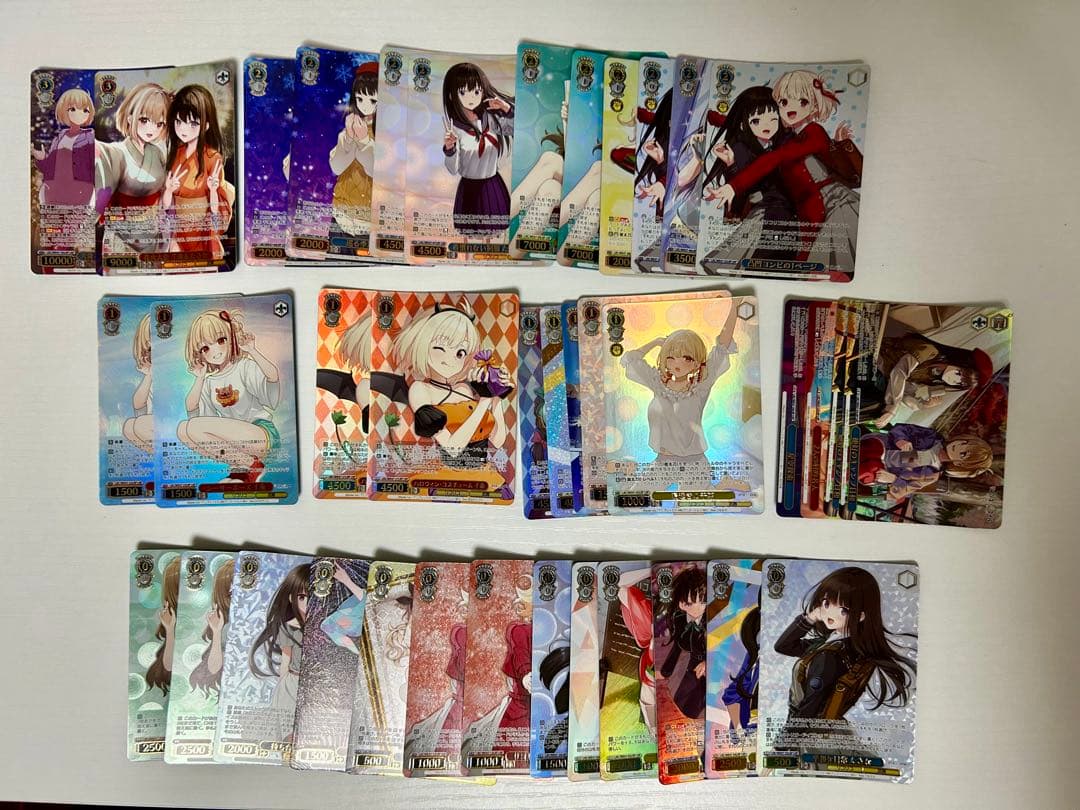 ヴァイスシュヴァルツ　リコリスリコイルRR以下 + TD4コン　BP、プロモあり