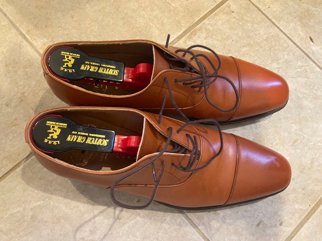 SCOTCH GRAIN ブラウン ビジネスシューズ 25