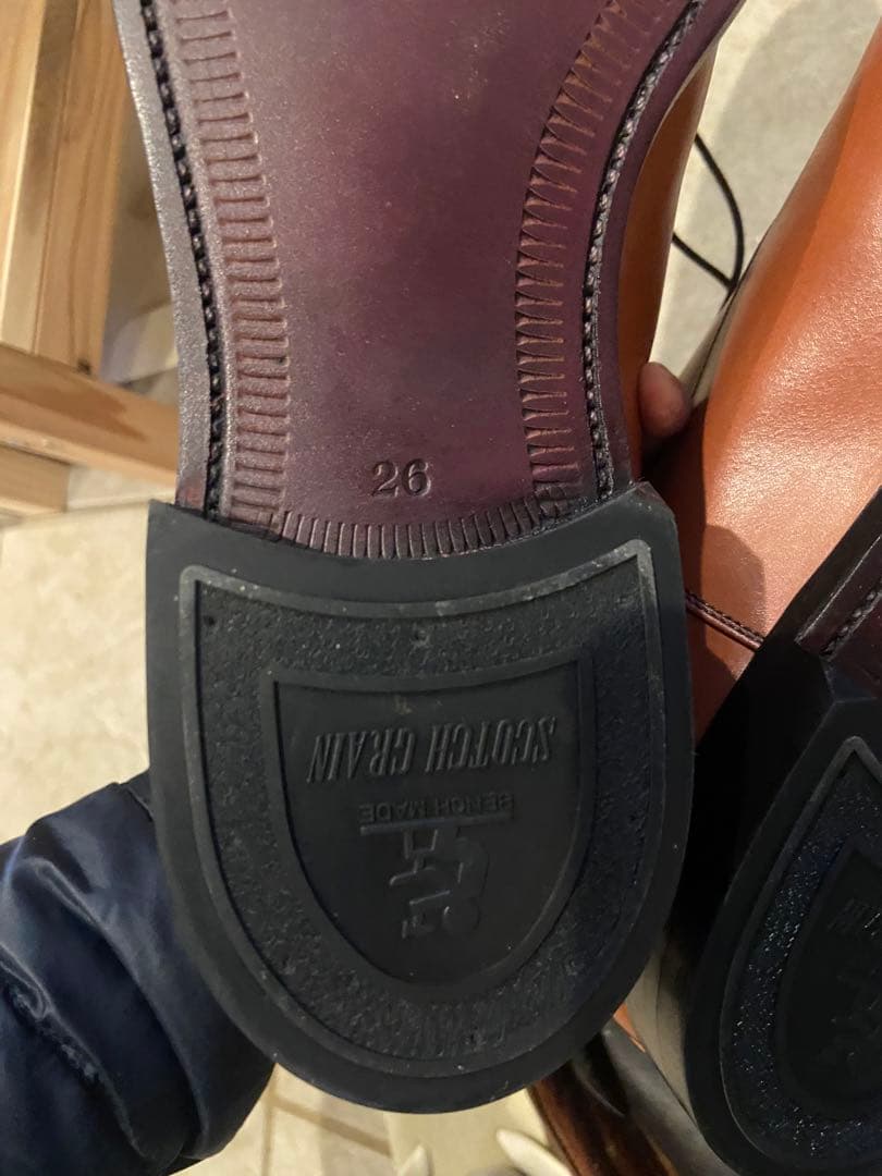 SCOTCH GRAIN ブラウン ビジネスシューズ 25