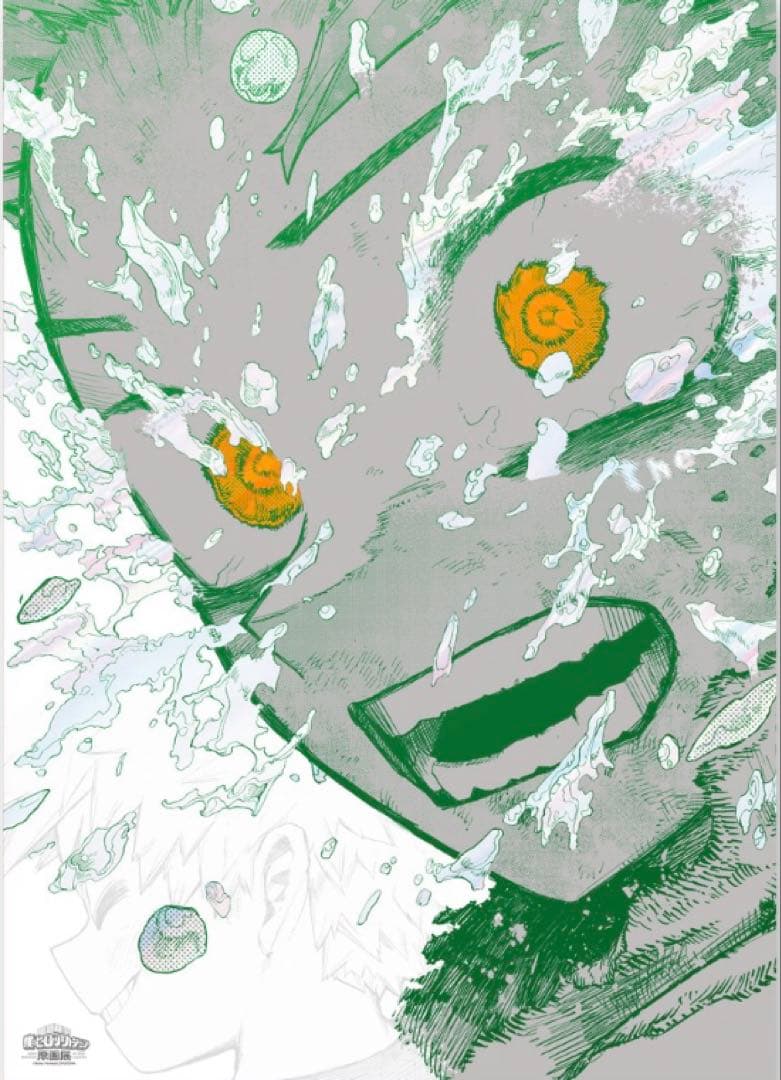 あ*あ様 ヒロアカ 原画展 A2アートポスター2枚セット　The Beginni