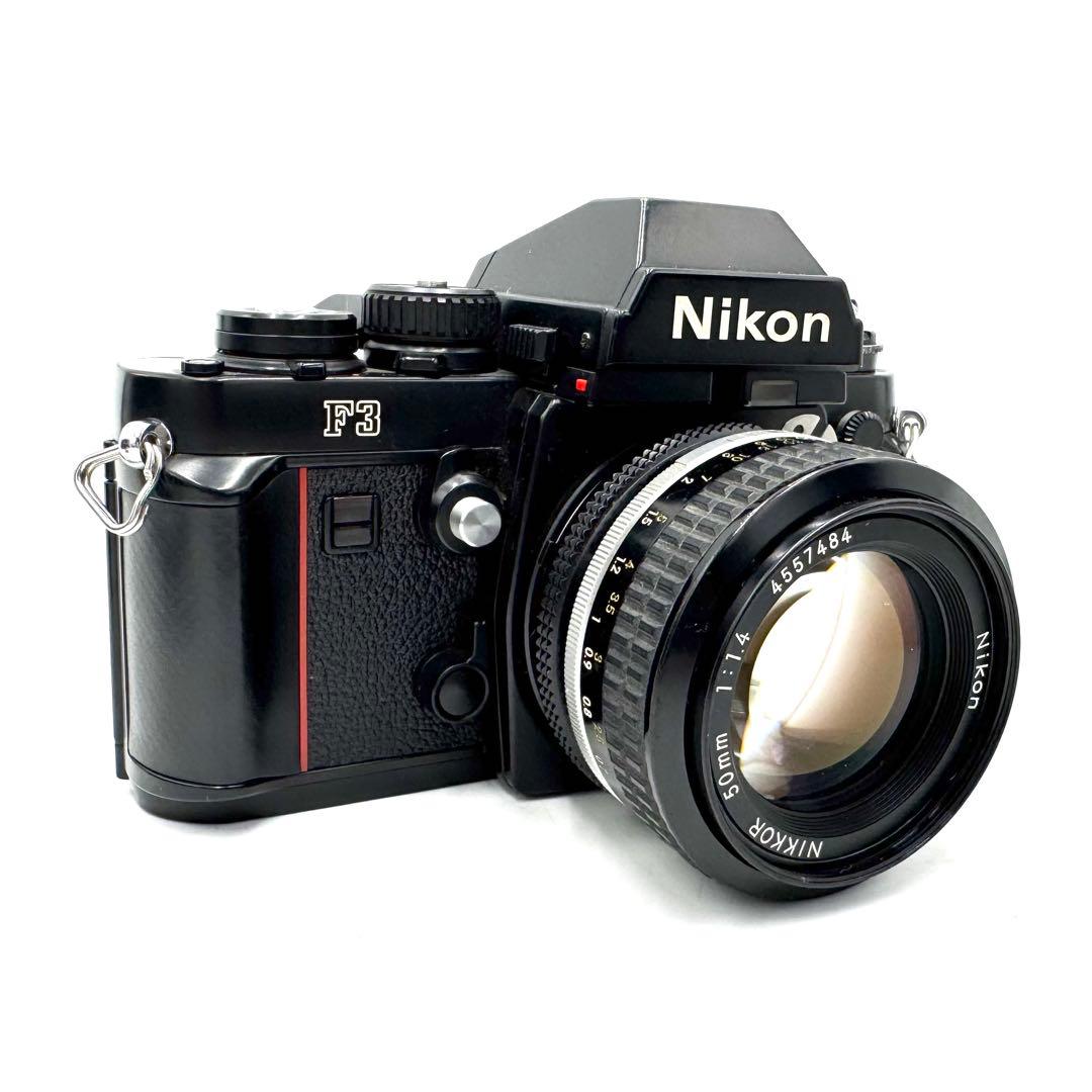 ❁完動品❁Nikon F3 単焦点レンズ付き 50mm フィルムカメラ