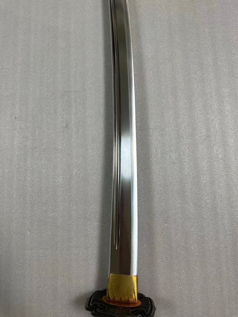 美品 模造刀 大太刀 飾り太刀 陣太刀 鞘付き全長約121cm 11O