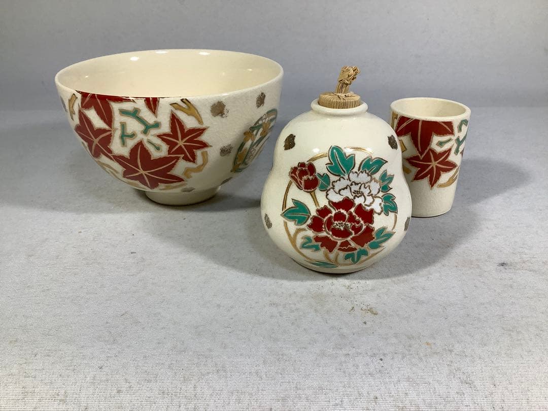 利休茶箱　女桑　茶器セット　茶道具　送料無料