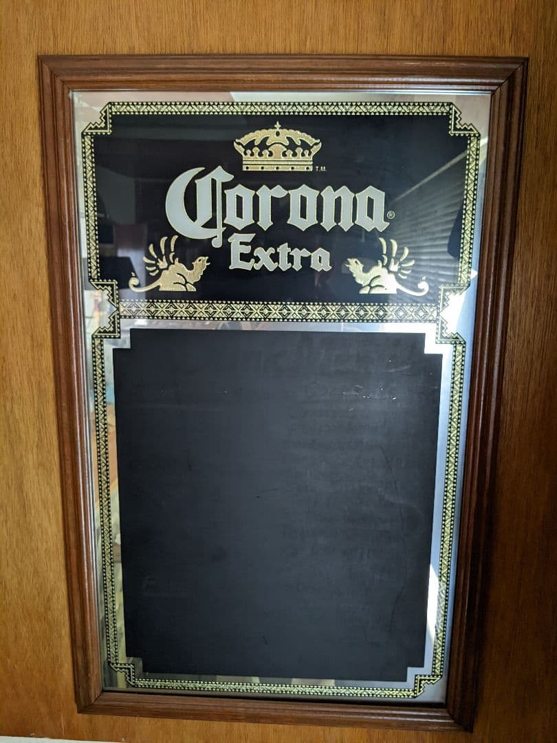 Corona Extra 　パブミラー　黒板式メニューボード