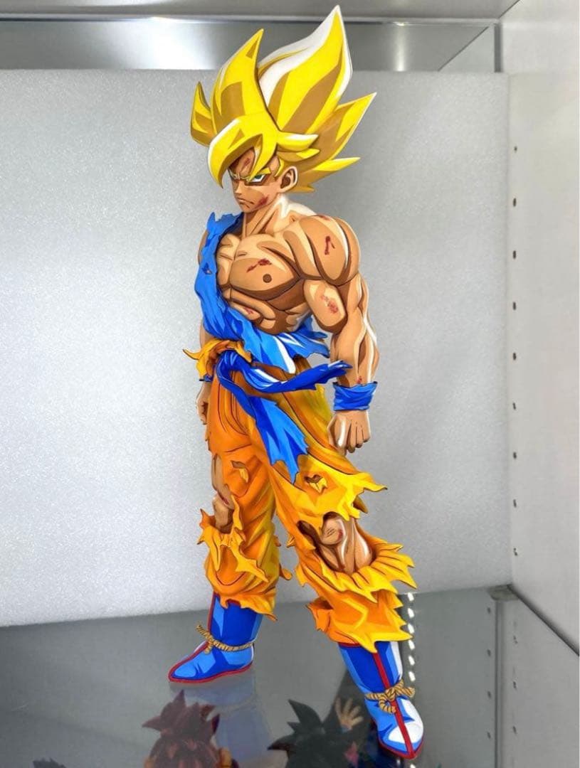 改修リペイント　ドラゴンボール　伝説の超サイヤ人　孫悟空　2D 二次元彩色