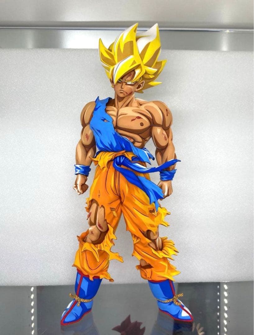 改修リペイント　ドラゴンボール　伝説の超サイヤ人　孫悟空　2D 二次元彩色
