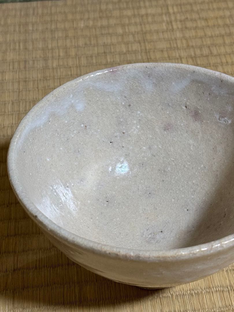 坂田泥華　萩茶碗