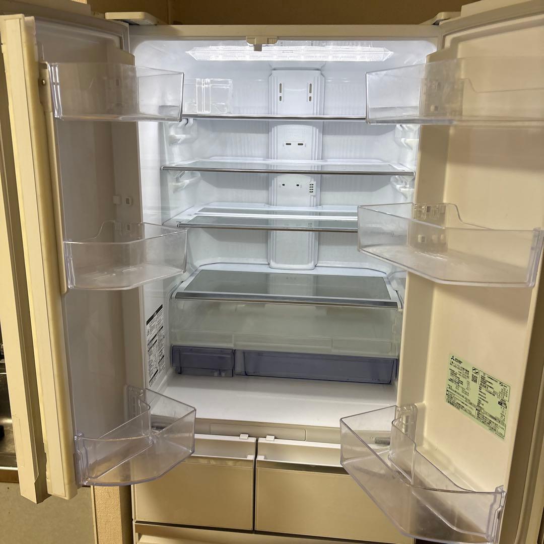 三菱冷凍冷蔵庫 470L MR-WX47C-W 2018製