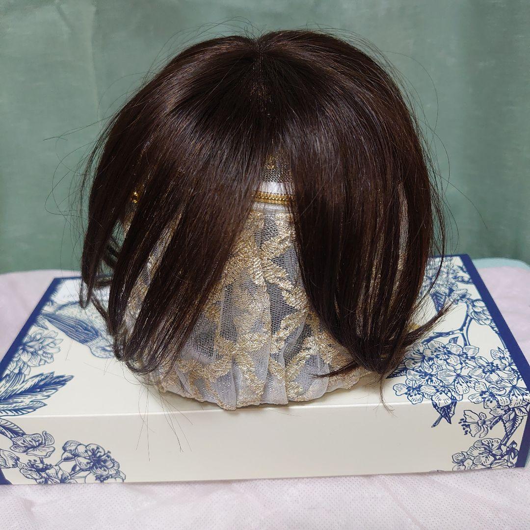 ダークブラウン ショートウィッグ