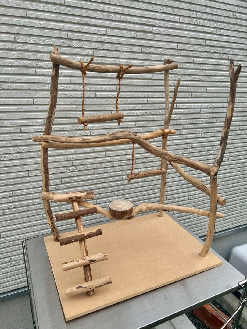 バードアスレチックジム　卓上止まり木【143】