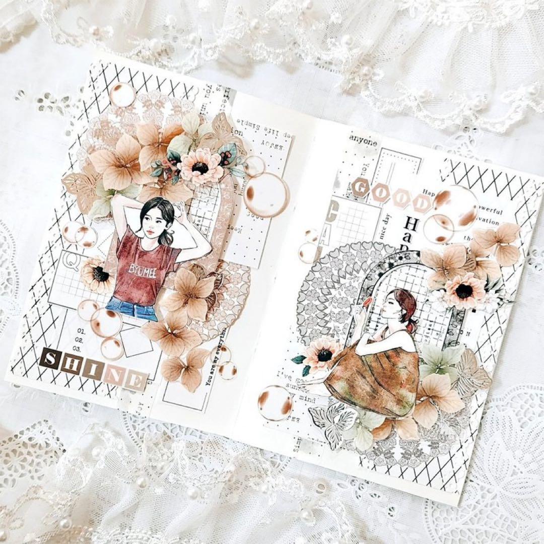 コラージュ素材　紙もの　素材紙　【2019】