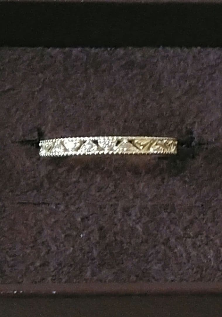 agate k10 ダイヤモンドリング　11号