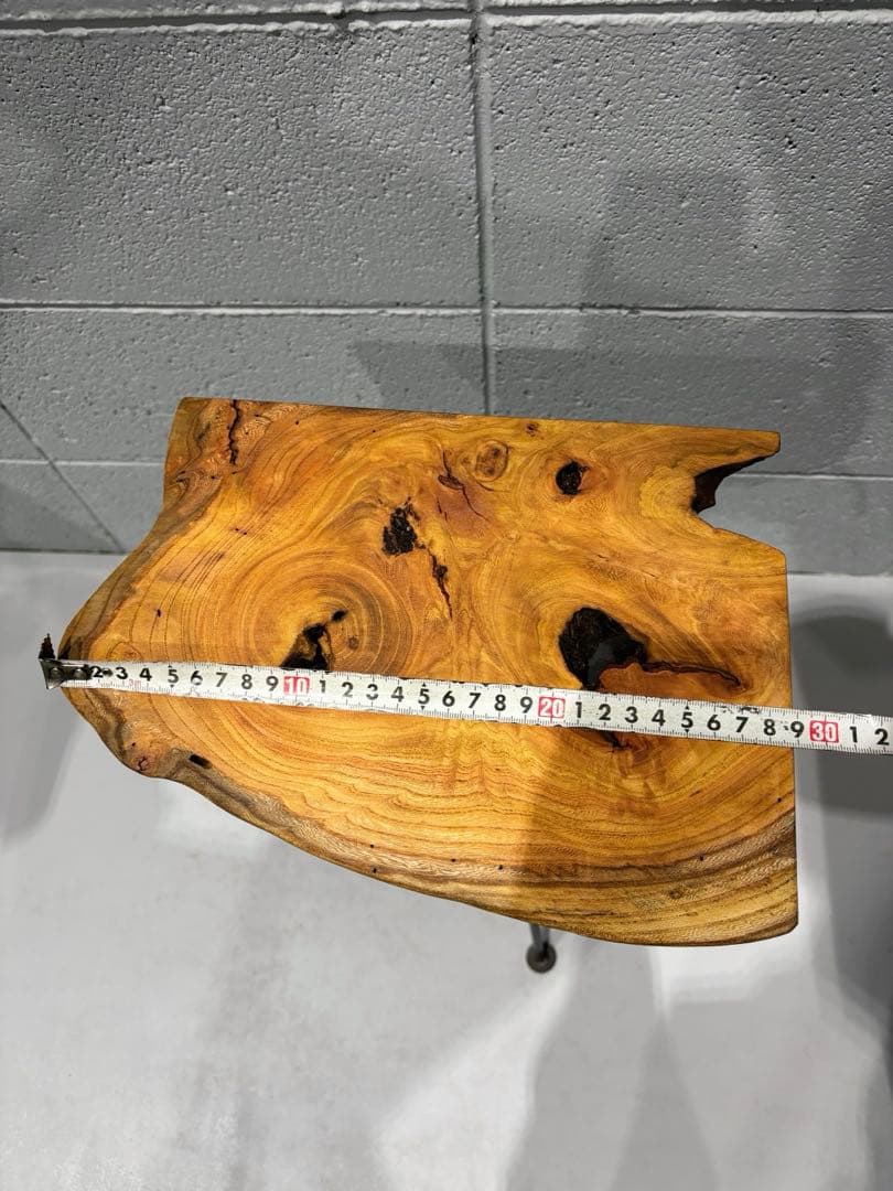 欅サイドテーブル　コーヒーテーブル　ナイトテーブル　観葉植物置き台