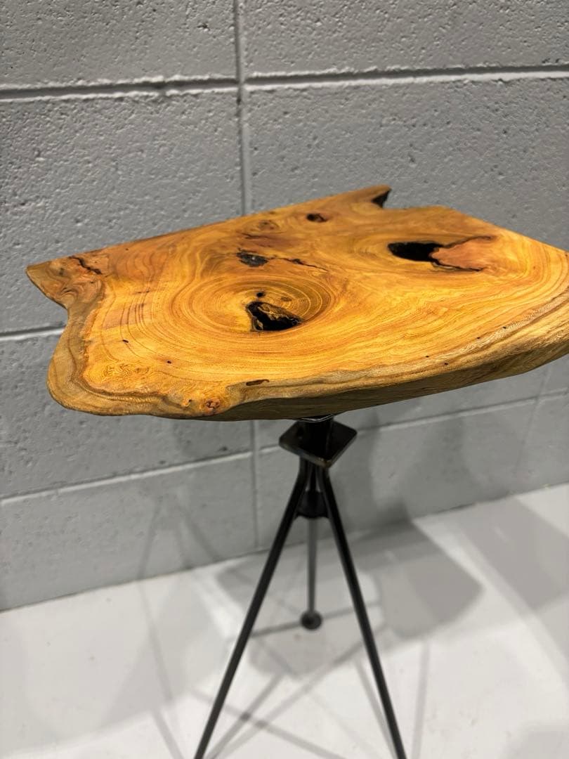 欅サイドテーブル　コーヒーテーブル　ナイトテーブル　観葉植物置き台