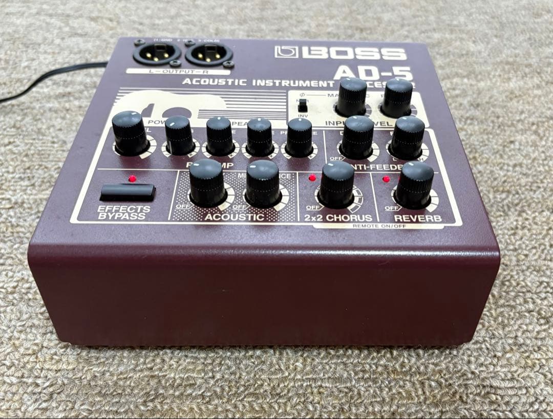 BOSS AD-5 アコースティック楽器プロセッサー