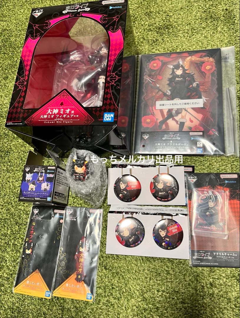 一番くじ ホロライブ ～Villain Style～　大神ミオ　セミコンプセット