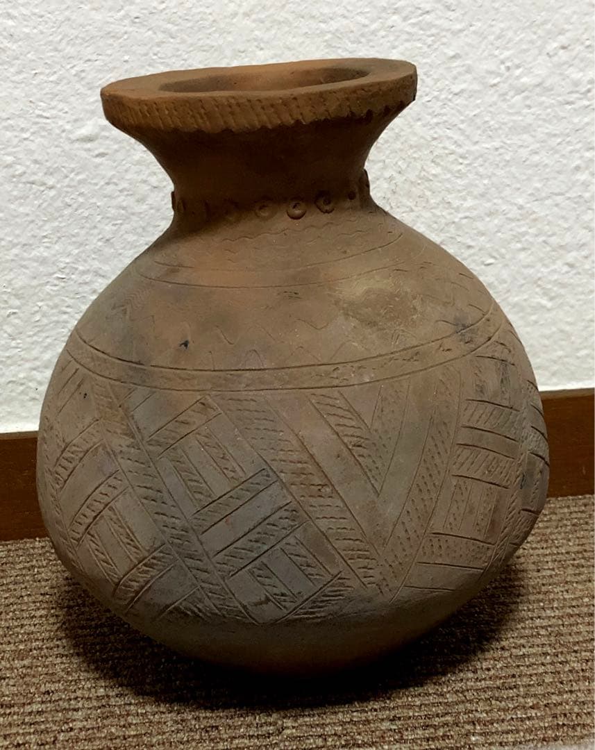弥生時代後期　上台遺跡　弥生土器　骨董　アンティーク　土器　彫刻　像　古代　出土