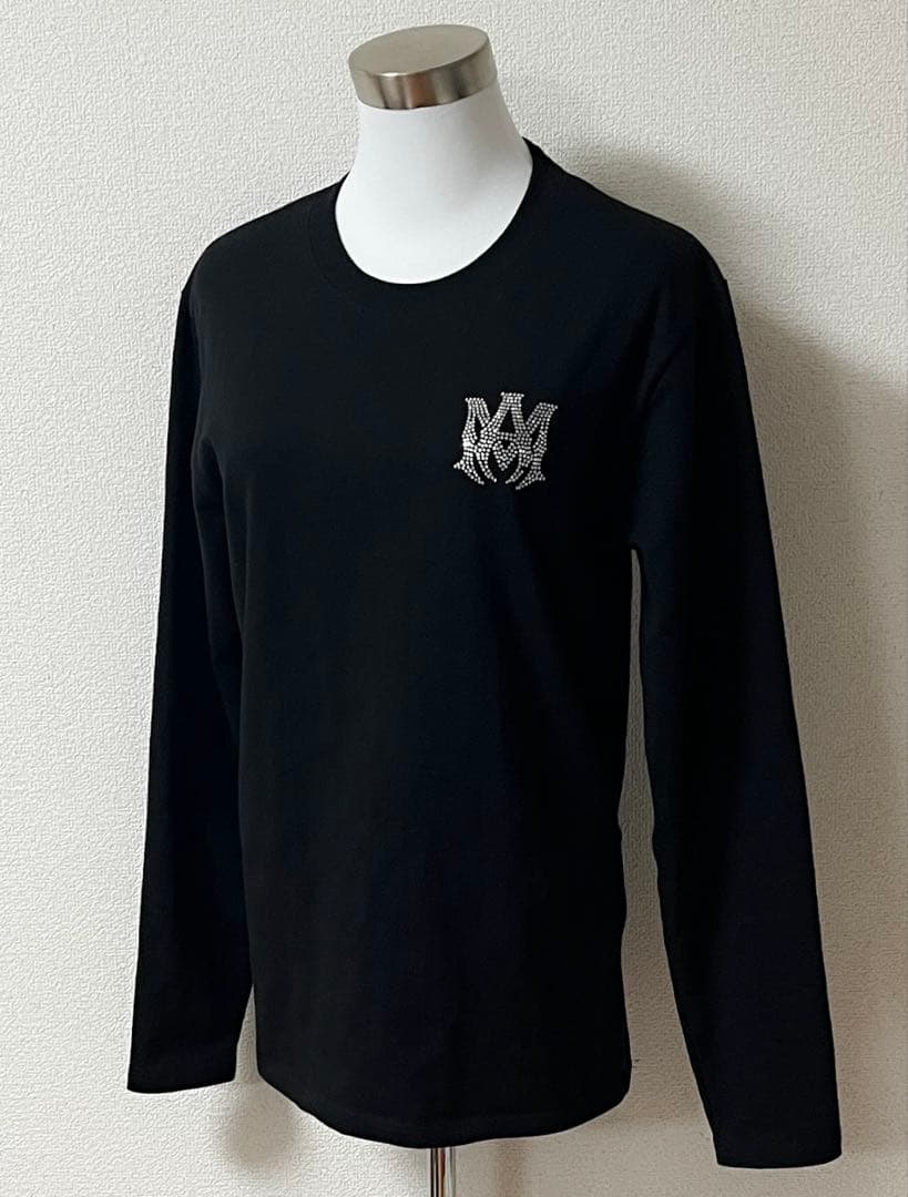 AMIRI アミリ ロンT 長袖 ラインストーン 男女兼用 メンズ レディース