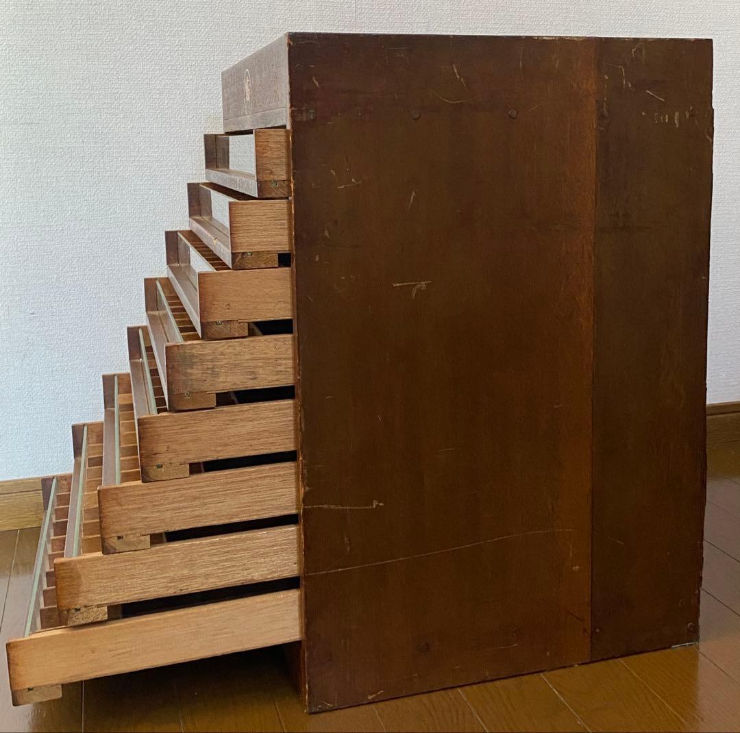 木製 糸収納棚(８段)