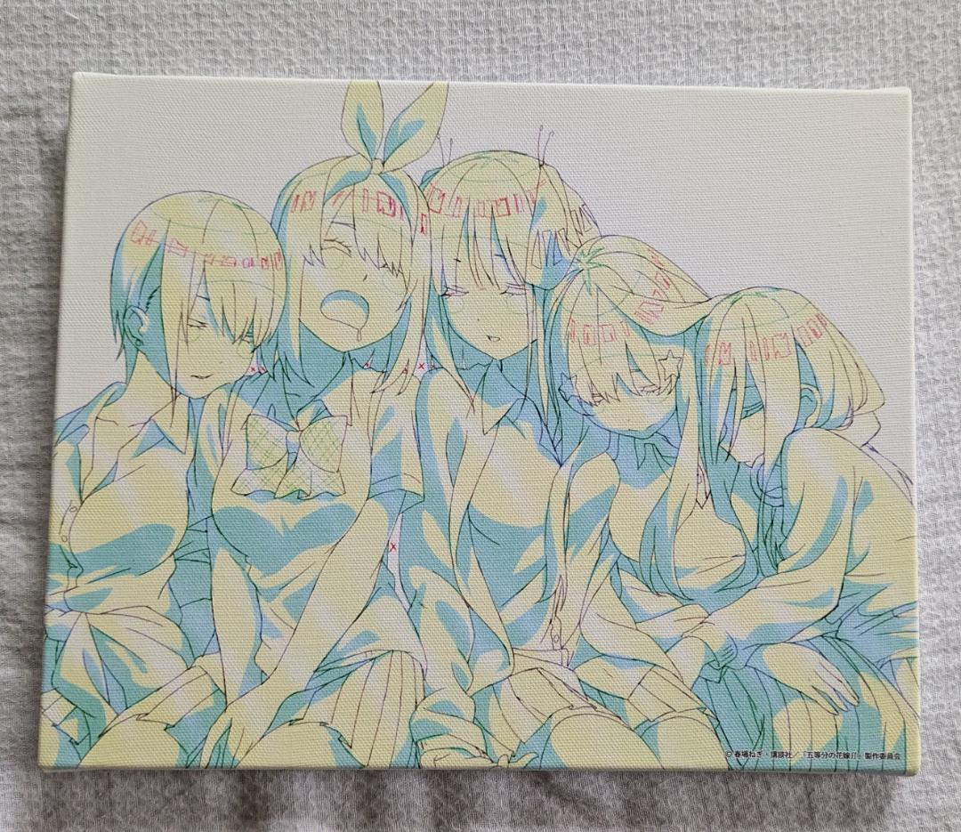 五等分の花嫁展 REVIVAL グッズセット 色紙・コースター・キャンバス他