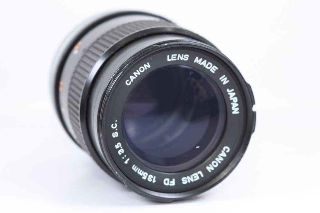 CANON FD 135mm F3.5 S.C 動作確認済み 光学OK#40