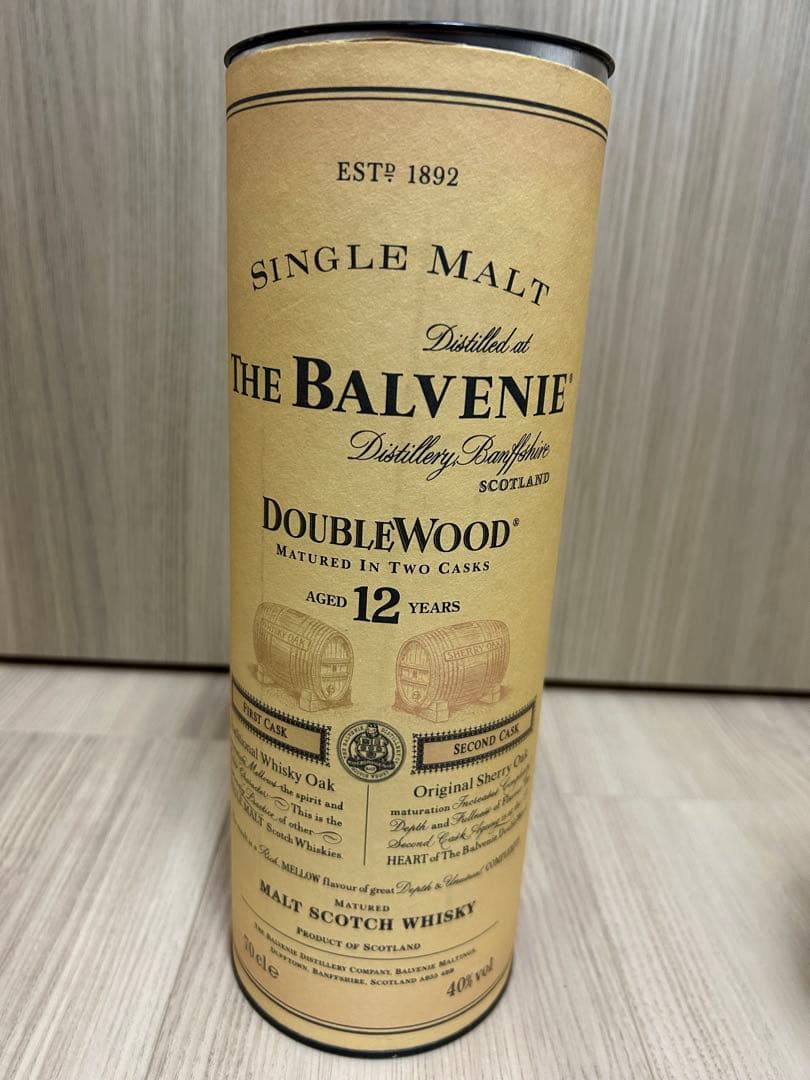 (希少品)THE BALVENIE DOUBLEWOOD 12年 OLDボトル