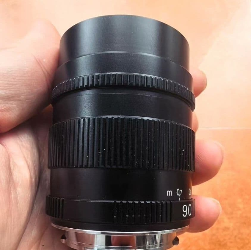 leica Mマウント CONTAX G 90mm F2.8 レンズ 改造済