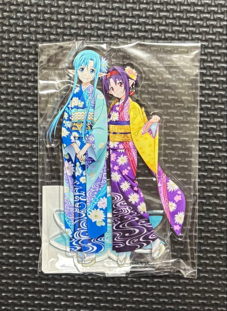 ソードアートオンライン　アリシゼーション　京友禅　アスナ　ユウキ　フィギュア