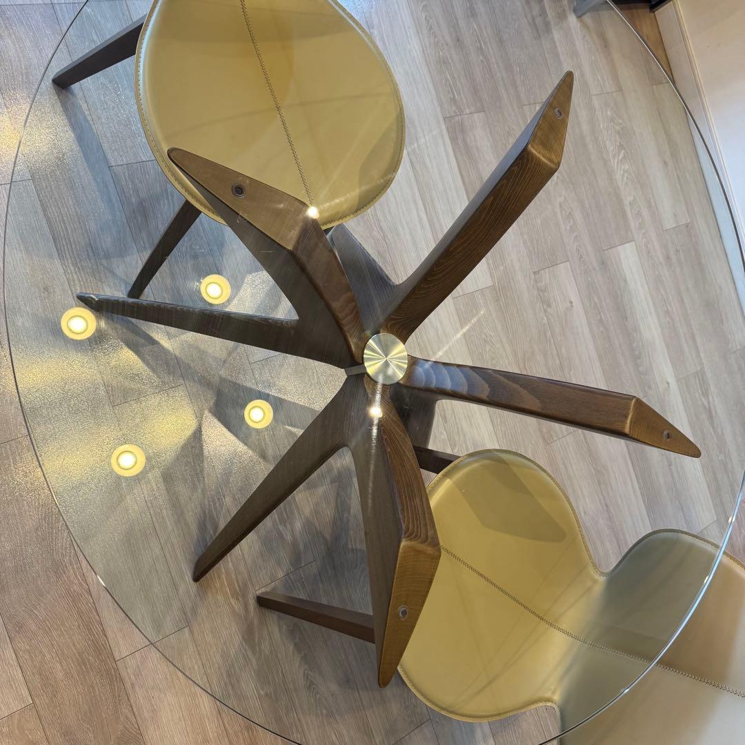 専用出品　カリガリス　TOKYO テーブル　ガラステーブル　バジルチェア　椅子