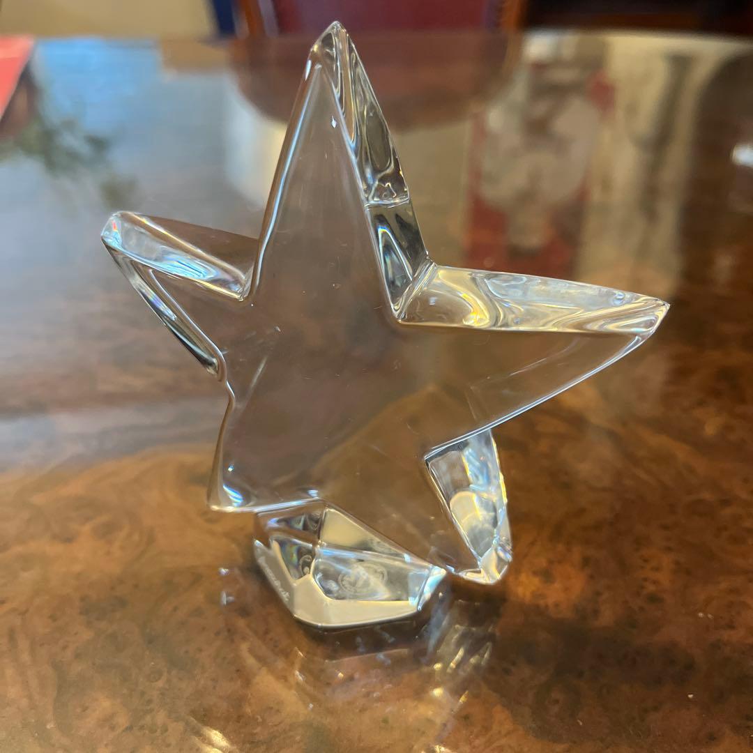 バカラ　ZINZINザンザンスター星 クリア クリスタル