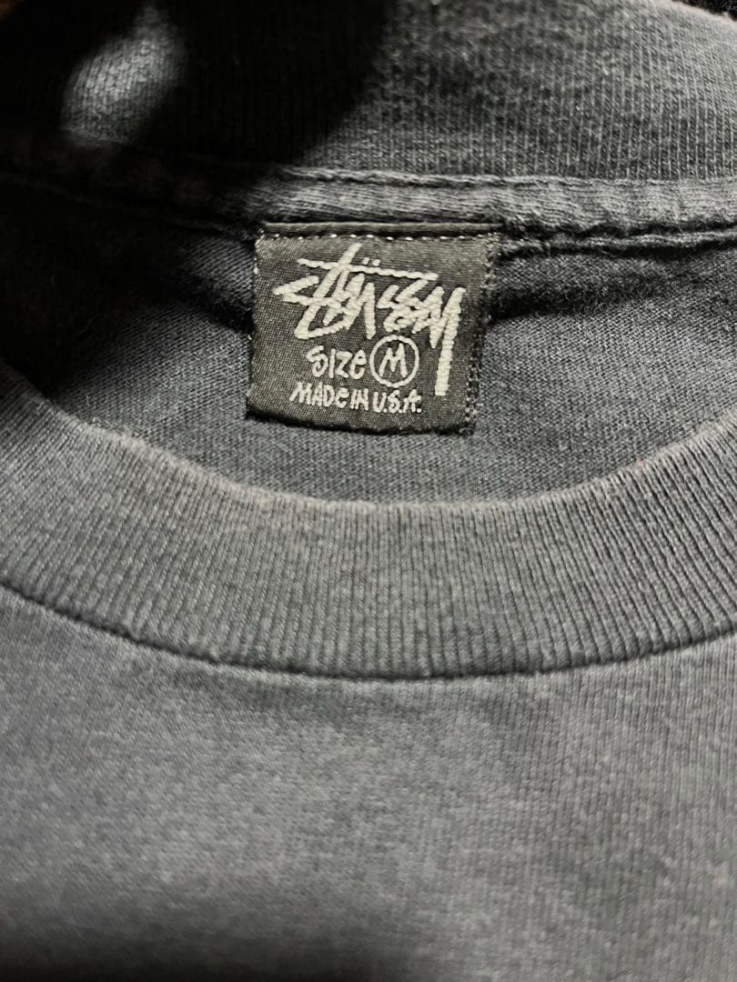 USA製 STUSSY Mサイズ ヴィンテージTシャツ ヴィンテージSTUSSY