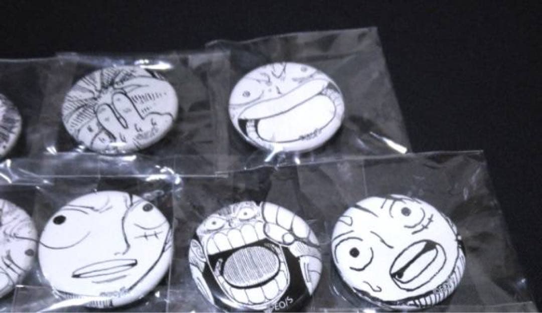 ミートザワンピース オールフェイス 缶バッヂ ルフィ 19点