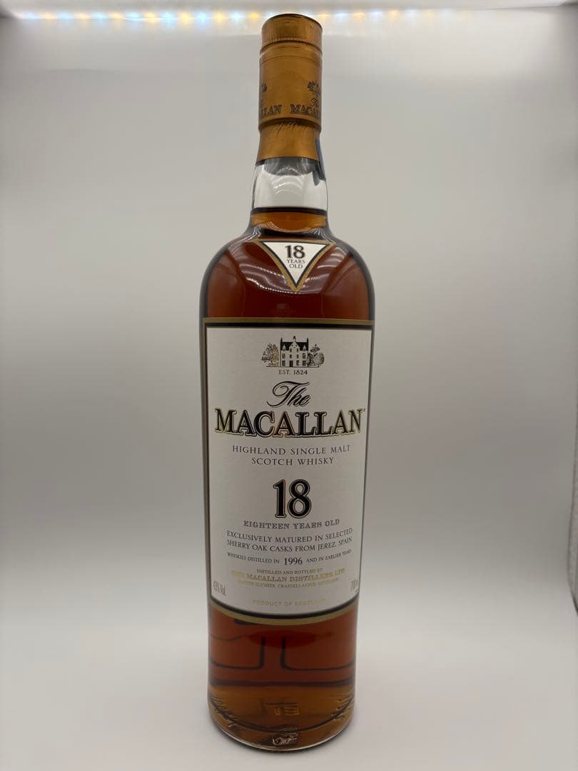 ザ・マッカラン 18年 1996年 シェリーオークカスク 43度 700ml