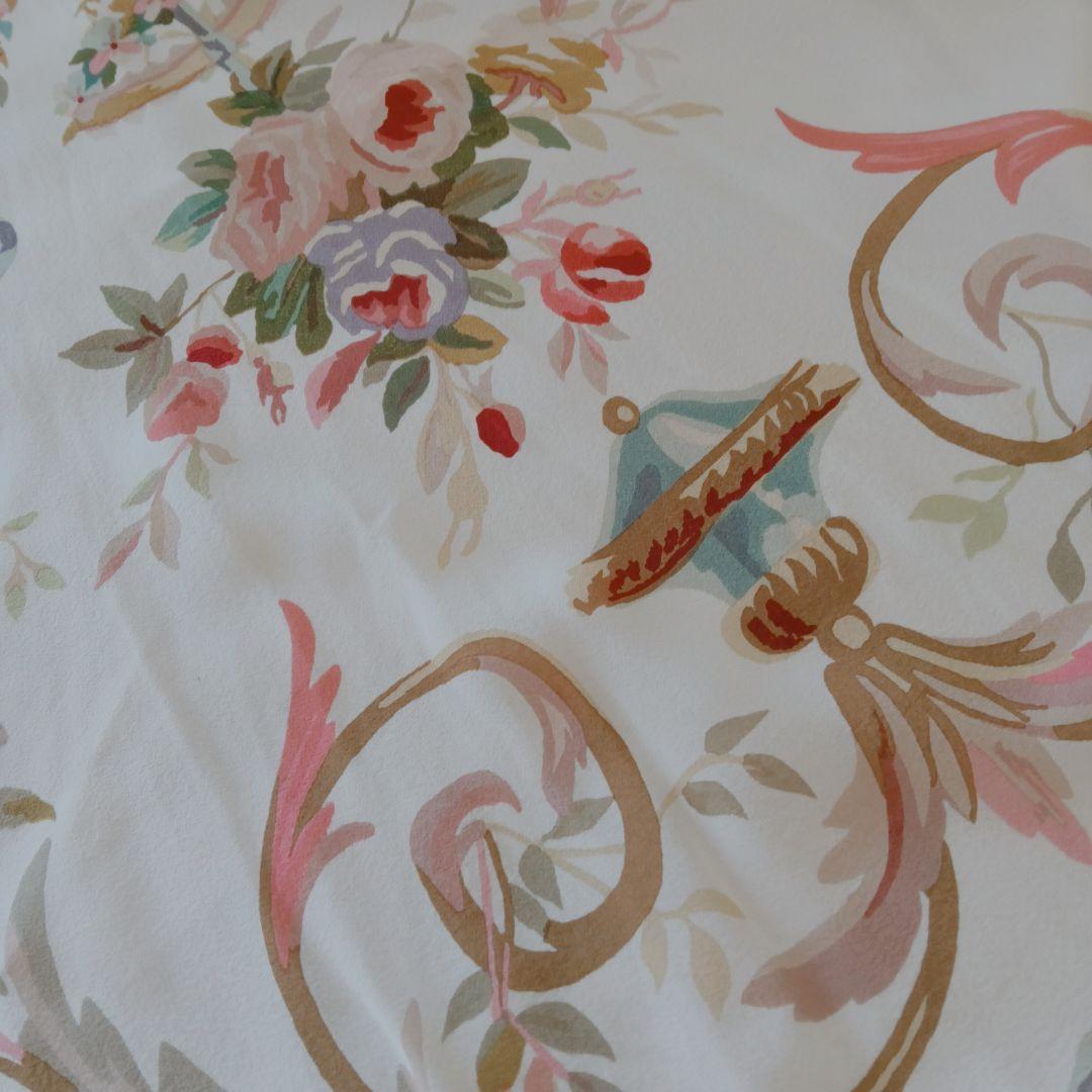 クリスチャンディオール　dior フラワー　　シルク　くるみボタン　スカート