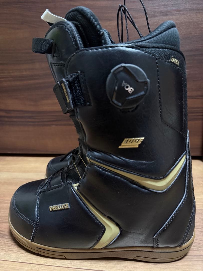 DEELUXE EDGE 19/20 25.5cm ゴールド／ブラック