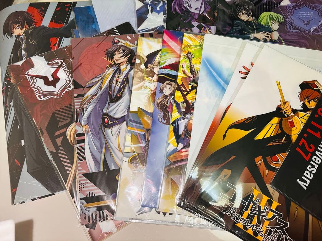 コードギアス反逆のルルーシュ クリアファイル 大量まとめ売り ケース付き 映画