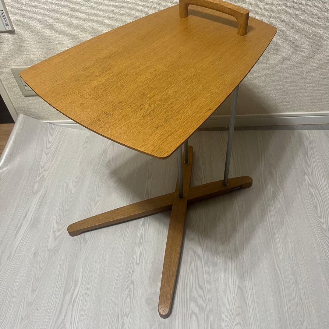 レア karimoku カリモク家具 サイドテーブル 木製 天然木 ソファ 机