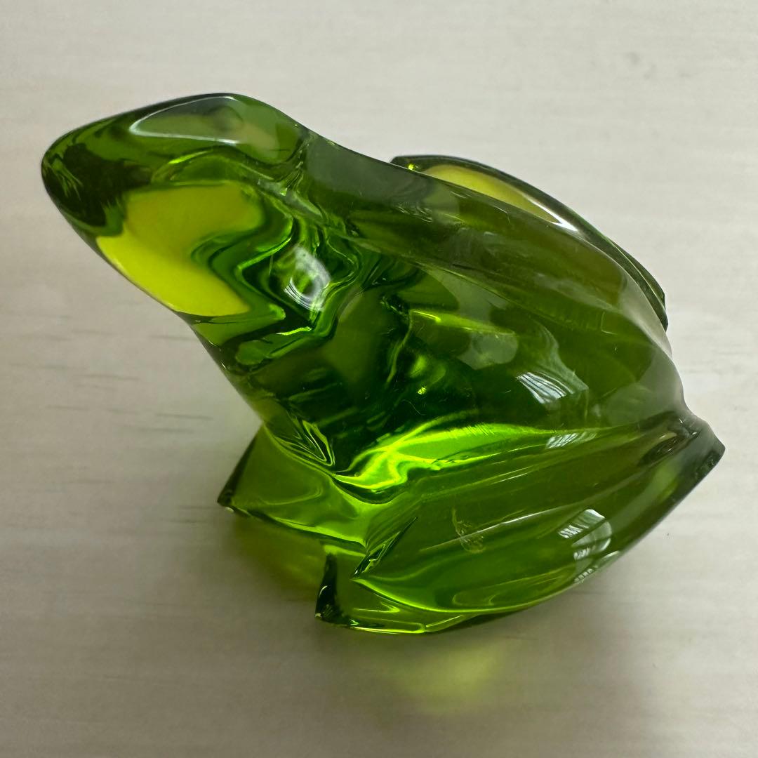 バカラ　緑カエル　超美品