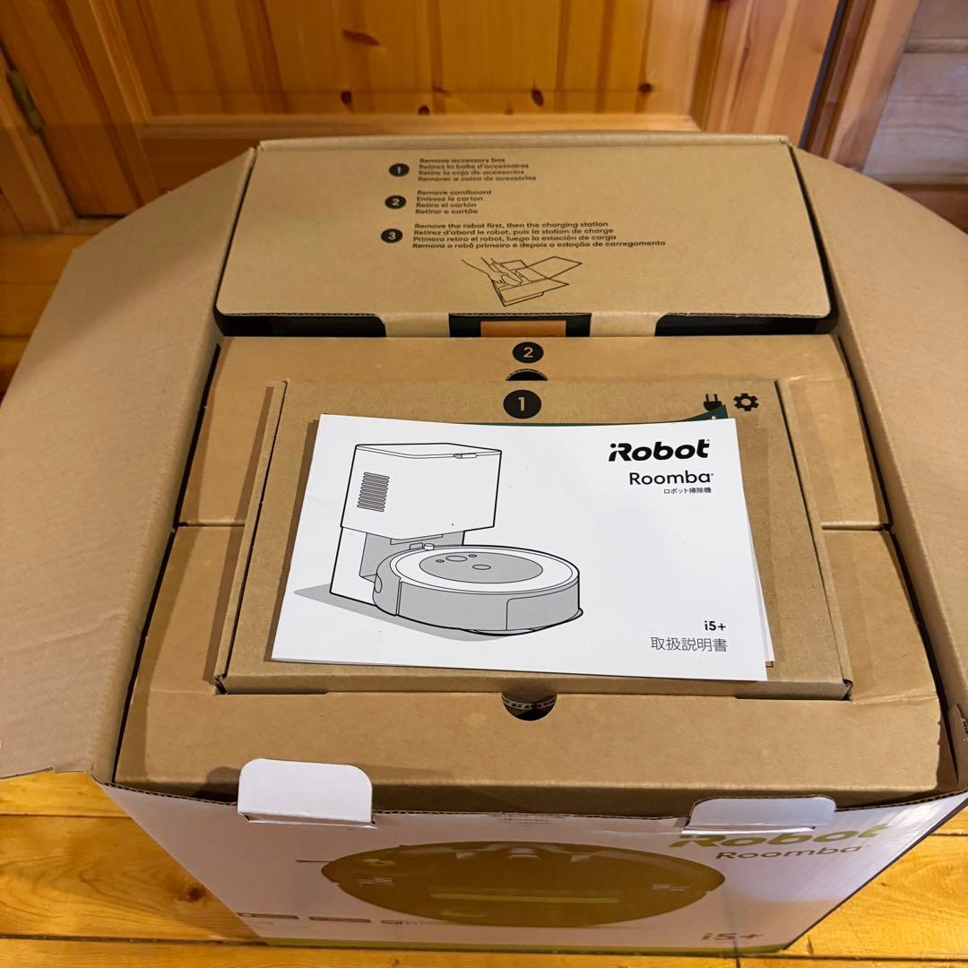 初期不良保証 清掃済 使用少ない ルンバ i5+ 自動ゴミ収集 i555860