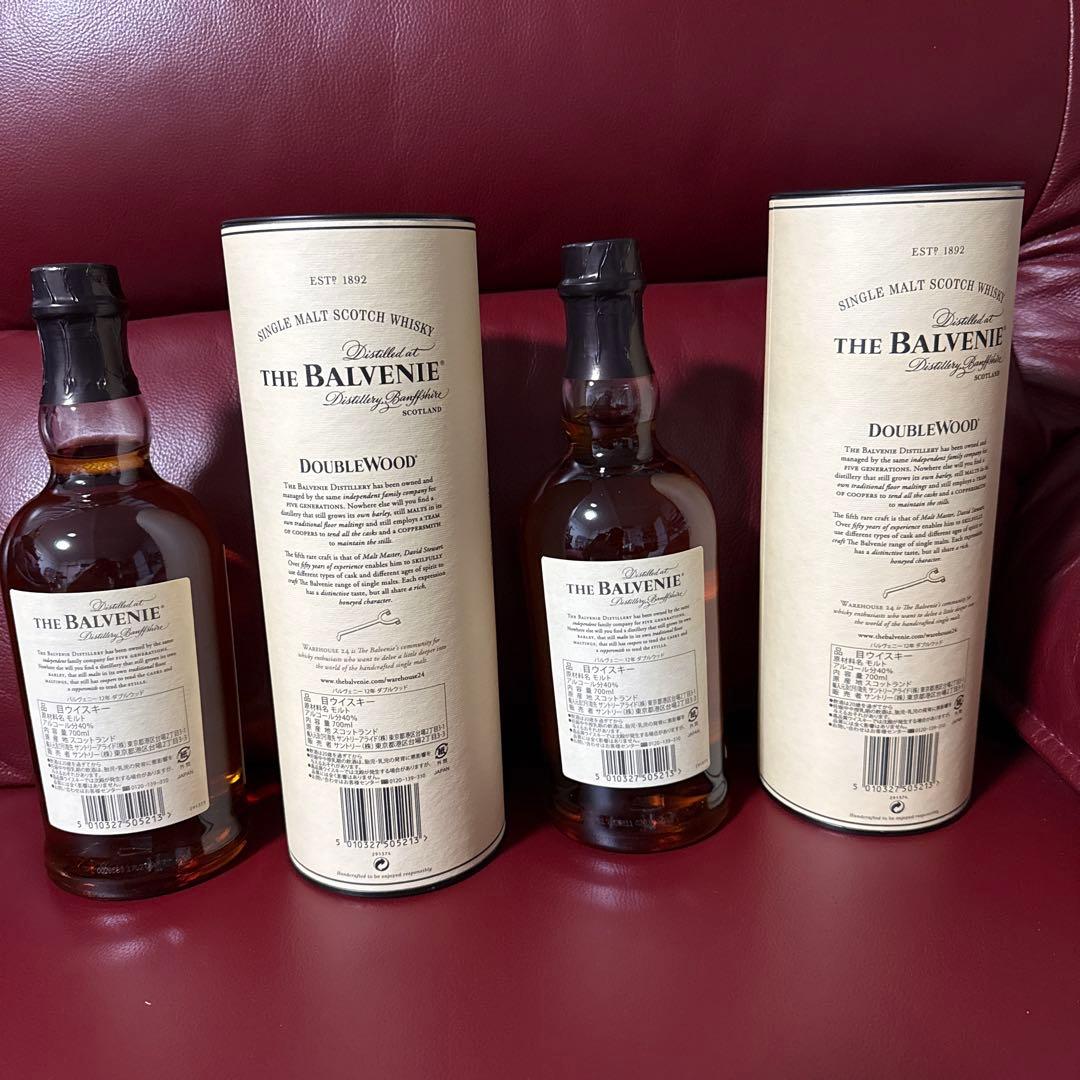 バルヴェニー 12年 ダブルウッド3本セット
