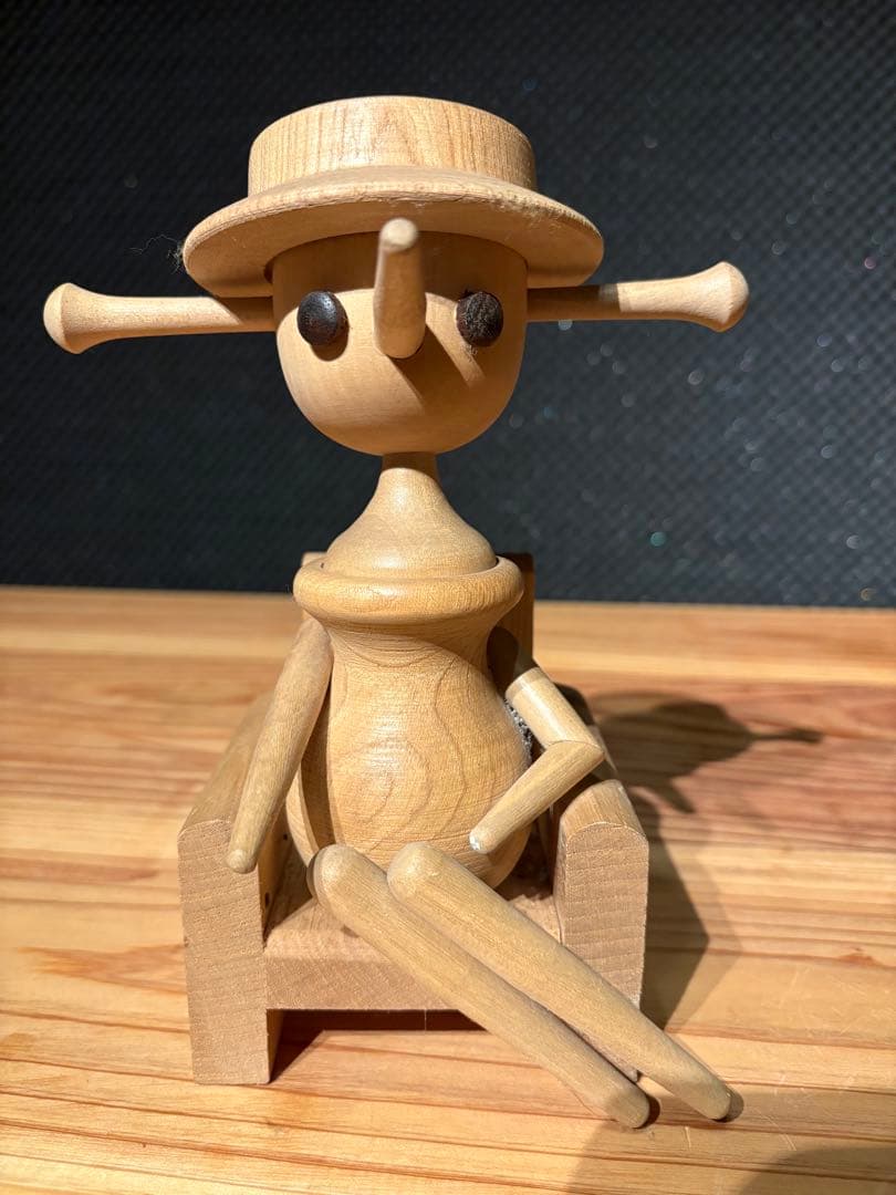 木製 人形 クラウン ピエロ 5体セット ウッドドール 北欧風 置物